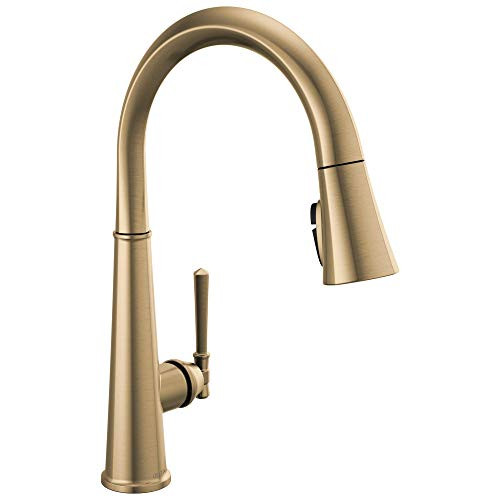Delta 9182-CZ-PR-DST Delta Emmeline Single Handle Pull Down Kitchen Faucet  - Lumicoat Champagne Bronze