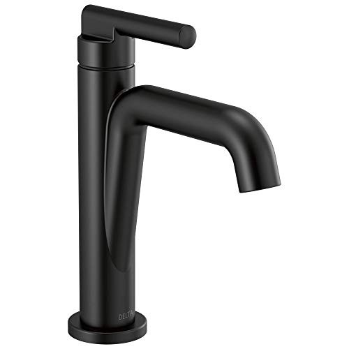 Delta 15849LF-BL Delta Nicoli: Single Handle Bathroom Faucet - Matte Black