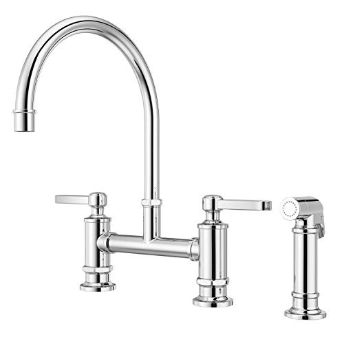 Pfister LG31TDC Pfister Port Haven Port Haven Bridge Kitchen Faucet with SS  - Chrome
