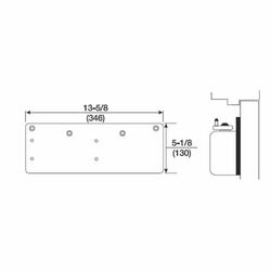 NORTON 7788-689 NARROW TOP RAIL DROP PLATE