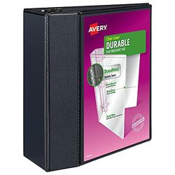 AVERY PRODUCTS CORPORATION AVE09900 BNDR,SLNTRNG,11X8.5,5,BK