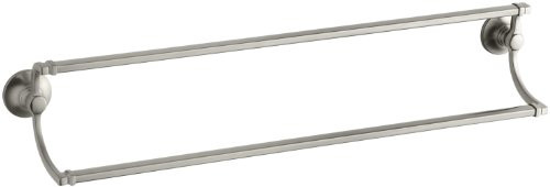 Kohler K-11413-BN  Bancroft 24-Inch Double Towel Bar, Vibrant Brushed Nickel