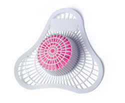 Hospeco 115875 Health Gards Urinal Screen with Non-Para Block, White/Pink, Cherry (Pack of 12)