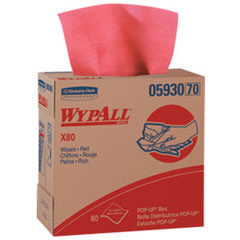 Kc 05930 Wypall X80 Scottcloth Towel Orange Box 5/80/Cs Kimberly Clark Corp 114210