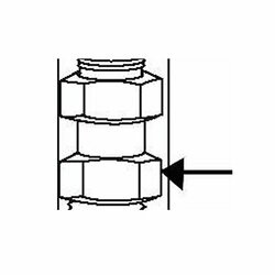 DEVILBISS AUTOMOTIVE REFINISHING DV190960 SWIVEL ADAPTER SSP-8217-ZN