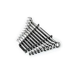 APEX TOOL GROUP GWR86958 Combo Rtchtng Wr Set Sae10pc 90T 12pt