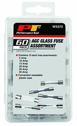 WILMAR CORPORATION PTW5375 AGC GLASS FUSE ASSORTMENT 60-PC