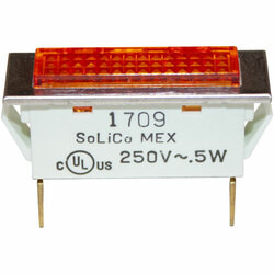 Hobart 381182 SIGNAL LIGHT;3/8 X 1-5/16 AMBER 250