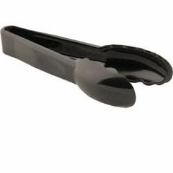 TONGS, 6L,SCALLOP,BLK PLST