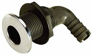 SEACHOICE 5018551 THRU HULL W/SS COVER-1 90 DEG
