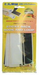 A P PRODUCTS 006204 HOOK   LOOP, PK/6, 3BLK/3WHT