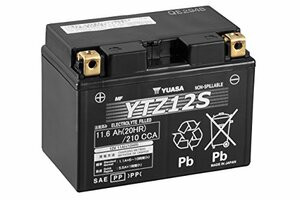YUASA BATTERY INC494-YTZ12S BATTERY AGM YTZ12S FACTORY ACT