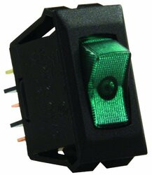 JR PRODUCTS342-13695 ILLUMINATED ON/OFF SW GRN/BLK