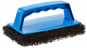 STARBRITE 40131 SCRUB PAD W/HANDLE COARSE BLK