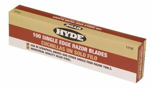 HYDE TOOLS292-13135 SINGLE EDGE RAZOR BLADES 100PK