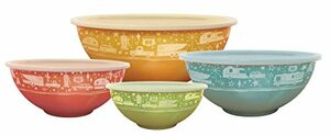CAMP CASUAL925-CC006 NESTING BOWLS W/ LIDS 4 SETS