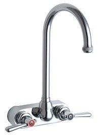 Chicago Faucets C521GN2AE1ABCP HOT AND COLD WATER SINK FAUCET CHICAGO Chicago Faucets 982780
