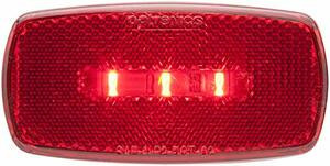 OPTRONICS158-MCL32RBP LED MARK LIGHT OVAL RED