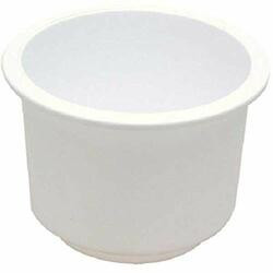 T-H MARINE 79490 DRINK HOLDER WHITE LG RECESSED