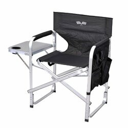 MINGS MARK INC672-SL1204BLKFLAG DELUXE CAMPING CHAIR BLK/FLAG