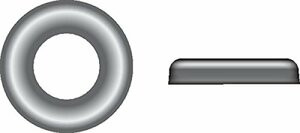 SEACHOICE SC34898 #4 FIN WSH 316 SS 100/BG