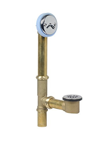 Deaborn DEAP8227BN Oatey Dearbron Brass Full Kit Plastic Tubular White Uni-Lift Stopper, Brushed Nickel