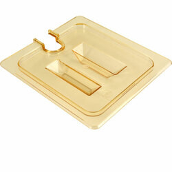 Carlisle Foodservice 8405366 LIDFOOD PAN;SIXTH;NOTCH;;AMBER