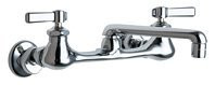 Chicago Faucets C540LDE35ABCP Chicago Faucet Hot and Cold Water Sink Faucet