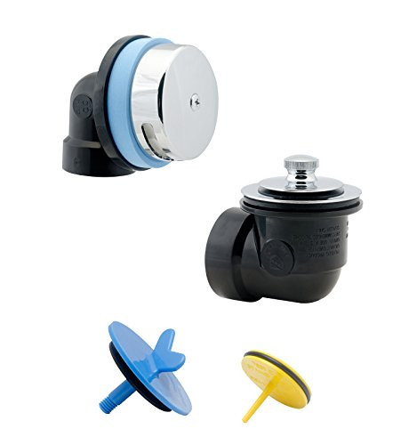 Deaborn A7325 Oatey Deaborn Brass Half Kit Schedule Uni-Lift Stopper with Test Plug, Chrome