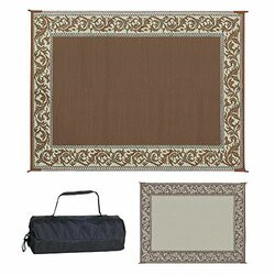 MINGS MARK INC672-RA7BRNBEIGE 9X12 PATIO MAT BRN/BEIGE
