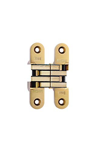Universal Industrial 216US4 SOS INVISIBLE HINGE SATIN BRASS