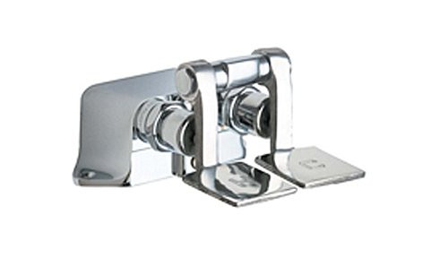 Chicago Faucets C625SLOABCP HOT AND COLD WATER PEDAL BOX WITH SHORT PEDALS CHICAGO Chicago Faucets 982980