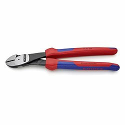 KNIPEX TOOLS LP KX7422250 10 High Leverage AngledDiagonal Cutter Comfort Grip
