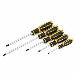 GEARWRENCH KD80052H 5 Piece Phillips Dual MaterialScrewdriver Set