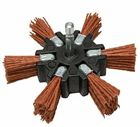 CENTURY DRILL & TOOL CY77341 4 Coarse Nylon Flap Brush HexShank