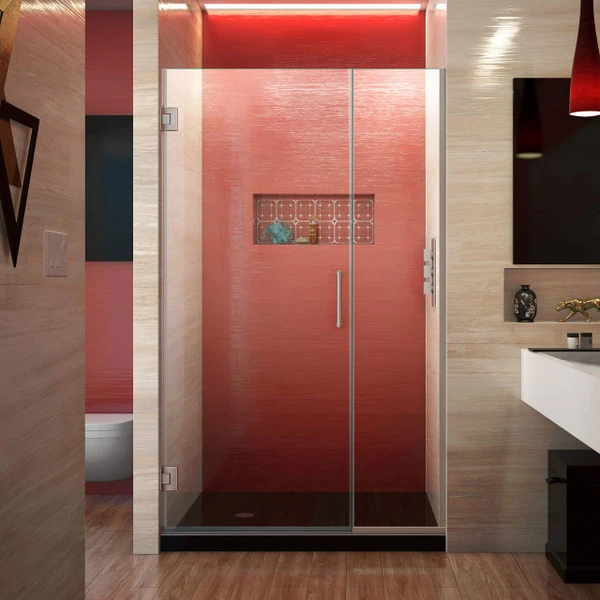 DreamLine SHDR-244357210-04 Unidoor Plus Frameless Hinged Shower Door