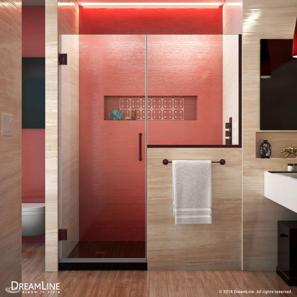 DreamLine Unidoor Plus SHDR-24303636-06 Frameless Hinged Shower Door