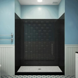 DreamLine SHBW-1554760-88 The DreamLine Q-Wall-VS Backwall panels will transform the look of your shower or tub space. Our Backwall kits are a great alternative to expensive tile and add a modern look with a modern, vertical subway pattern. Featuring