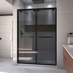DreamLine SHDR-165476G-09 The DreamLine Encore bypass sliding shower or tub door has a modern frameless look to make your shower the focal point of the bathroom. Encores elegant bypass design provides smooth and quiet sliding operation, with the