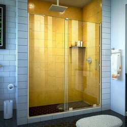 DreamLine SHDR-1960724-04 The DreamLine Mirage-Z frameless sliding shower or tub door is the epitome of elegance with a modern flair. The remarkably innovative headerless design creates an unobstructed and open view for your shower. The Mirage-Z