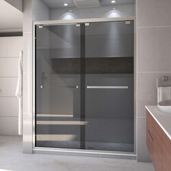 DreamLine SHDR-166076G-04 The DreamLine Encore bypass sliding shower or tub door has a modern frameless look to make your shower the focal point of the bathroom. Encores elegant bypass design provides smooth and quiet sliding operation, with the
