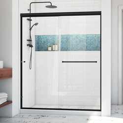 DreamLine SDAT60W700VXX09 The Alliance Pro LT Collection by DreamLine is a budget-friendly semi-frameless sliding bypass shower door featuring a super sleek headrail for a modern design that will complement a variety of bathroom styles. The Alliance