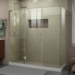 DreamLine E32422530L-04 The DreamLine Unidoor-X is a frameless shower door, tub door or enclosure that features a luxurious modern design, complementing the architectural details, tile patterns and the composition of your bath space. Unidoor-X