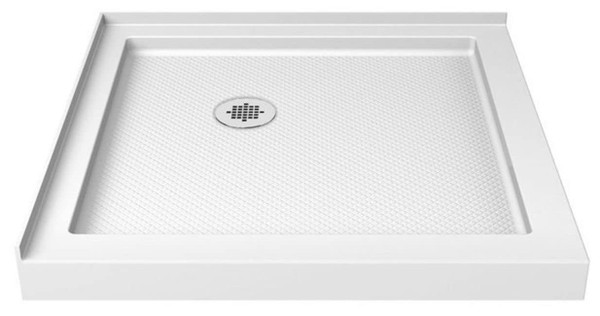 DreamLine SlimLine DLT-1042420 Shower Base – High-Gloss Acrylic with SlipGrip Safety