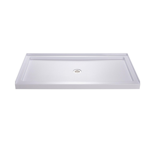 DreamLine DLT-1130600 SlimLine Shower Base, Premium Acrylic with SlipGrip, Low Profile