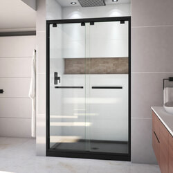 DreamLine DL-7009C-88-09 The DreamLine Encore bypass sliding shower or tub door has a modern frameless look to make your shower the focal point of the bathroom. Encores elegant bypass design provides smooth and quiet sliding operation, with the added