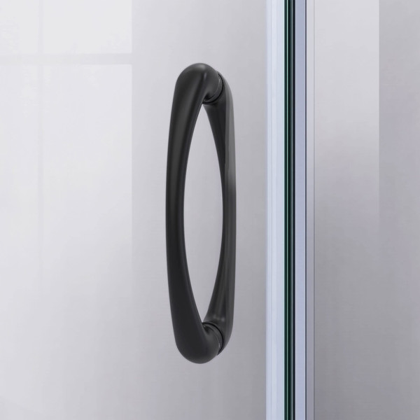 DreamLine Prime DL-6701-04FR Neo Round Sliding Shower Enclosure and Base Kit
