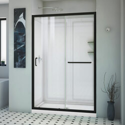DreamLine DL-6107-CLC-09 The DreamLine Infinity-Z sliding shower or tub door offers classic style with a modern touch. The Infinity-Z will transform your bathroom with a beautiful balance of functionality, elegance and sophistication. A variety of
