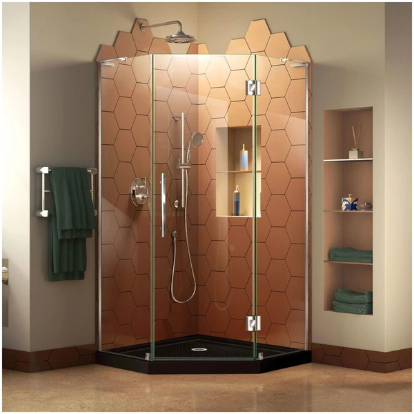 DreamLine Prism Plus DL-6063-88-01 Frameless Neo-Angle Shower Enclosure