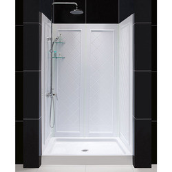 DreamLine DL-6070C-01 DreamLine combines a SlimLine shower base with coordinating shower backwall panels to create a convenient kit that can transform a shower space. The SlimLine shower base incorporates a low profile design for a sleek modern look.
